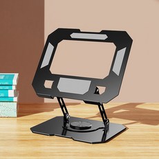 노트북 스탠드 합금 360 브래킷 휴대 도 접이식 다기능 전화 태블릿 회전 알루미늄 데스크탑, 1개