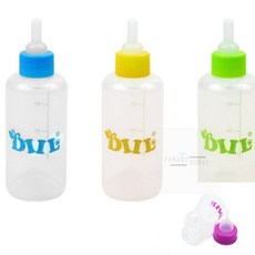 애견젖병 애묘젖병 강아지 개 고양이 물병 소형 세트 물통, 150ml, 1세트