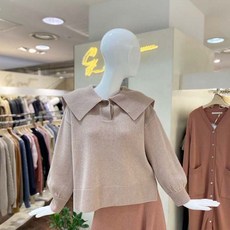 지컷 와이드 세일러 카라 니트(7250450001)