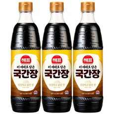 사조해표 더 제대로 담은 국간장, 840ml, 3개