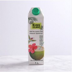 킹아일랜드 코코넛워터 1000ml X 3팩, 1L, 3개