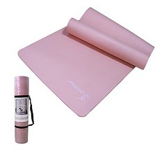 요가 매트 10mm 15mm yoga mat 트레이닝 매트 NBR 에코 소재 두꺼운 폭 185mm 근육 트레매트 필라테스 고밀도 니트릴 고무 경량 내구성 피부 친화적 인 미끄럼 방지 수렴 밴드 포함 일본어 설명서 포함 (185 80 pink 15mm)