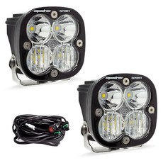 Baja Designs 55-7803 스쿼드론 스포츠 드라이빙/콤보 LED 조명 바 한 쌍 113152, Driving/Combo; Clear, 블랙