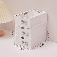 선반 책장 보관 랙 책상 다층 문구 높은 건물 추가 학생 기숙사 책 정리정돈 및 화장품, 6) 3 drawers, 1개
