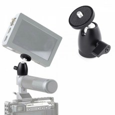 DSLR 카메라 콜드슈 나사 볼헤드 마운트 LED라이트 삼각대, 단일품목, 1개