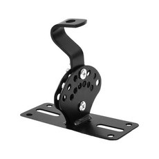 콘서트 홀 무대 공연을위한 천장 스피커 마운트 스피커 홀더 KTV, 15.5cmx6.5cm, 합금, 검은색