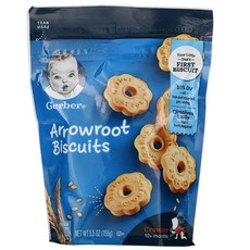 거버 애로루트 비스킷 10개월 이상 155g Arrowroot, 1개