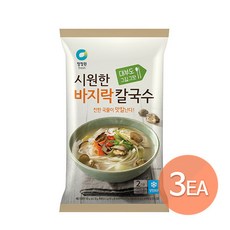 [청정원] 바지락칼국수 366g X 3개, 상세 설명 참조