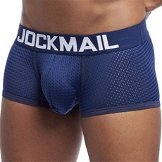JOCKMAIL 패션 남성 속옷 메쉬 느슨한 디자이너 십대 팬티 나일론 멀티 컬러 팬티 속옷