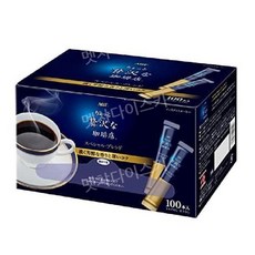 AGF 커피 스틱 블랙 스페셜 블렌드 100개입 인스턴트 일본 수입, 1개, 100개