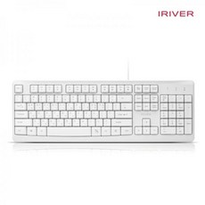 아이리버 유선키보드 EQwear T10 이큐웨어 T10 화이트 USB 키스킨포함, 단일색상, 단일상품