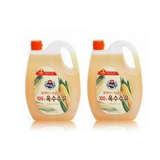 백설 옥수수유, 3.6L, 4개