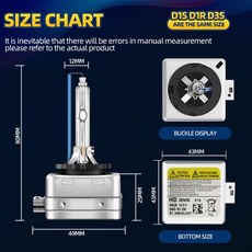 D1S LED 자동차 헤드라이트 램프 제논 전구 BMW 5 시리즈 F07 F11 35W 20000LM 6000K, 한개옵션1, 01 Xenon Headlight 2PCS