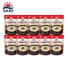 사조대림 24/7 사골 돼지국밥 500g, 10개