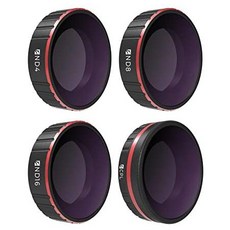 Freewell 스텐다드 Day - 4K 시리즈 - 4Pack ND4 ND8 ND16 CPL 카메라 렌즈 필터 호환 - DJIOsmo Actio, 상세 설명 참조0, 상세 설명 참조0