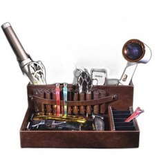 가위 보관함 이발소 빗 가위집 하드 케이스 미용도구, 상세 페이지 참고, 2.0 블랙 35x25cm(캘리퍼포함)