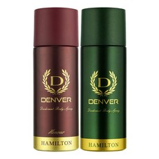 DENVER Hamilton & Honour Deo Combo -165ML Each (Pack of 2)| Long Lasting Deodorant for Men