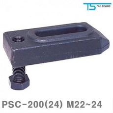 물건짱 태승클램프 플레인 스크류클램프 PSC-200 24 M22-24 200x70x35mm 1EA 클램프 바이스