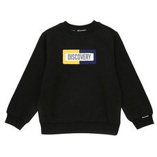 디스커버리 키즈 박스로고 맨투맨 DKMT53861-BK