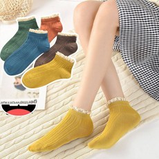 여자발목레이스양말