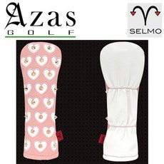 아자스고루후 셀모 7561 골드×핑크흰색 용헤드 커버 Unisex Azas golf Selmo loscorazones Head cover for, F_F, F