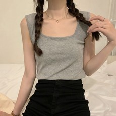 스퀘어넥조끼