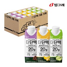 빙그레 더단백 드링크 250ml 3종 기획(초코 바나나 메론)