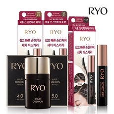 [KT알파쇼핑][아모레] 려 헤어쿠션/우아채 새치 헤어 마스카라 모음(옵션), 02 헤어쿠션 자연갈색5.0, 1개