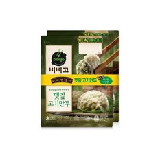 비비고 깻잎고기만두, 400g, 2개