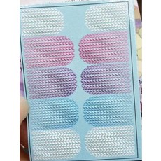 명품로고네일스티커