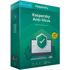 카스퍼 스키 Kav 2020 안티 바이러스 3 라이센스 1 년, 단일상품, 단일상품