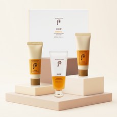 더히스토리오브후 공진향 진해윤 선크림 SPF50+ PA+++ 60ml + 폼 클렌져 40ml + 크림 클렌져 40ml, 1세트