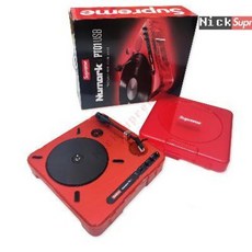 턴테이블 현품 슈프림 20SS Numark PT01 Portable Turntable 블, 01 레코드 플레이어