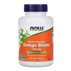 나우푸드 징코빌로바 은행 120mg 200캡슐 Now Foods Ginkgo Biloba, 1개