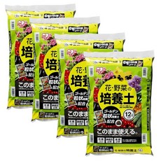 아이리스 오야마 배양토 꽃·야채의 골든 입상 배합 12L×4봉투, 02 14L_02 단품