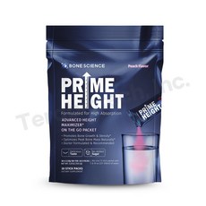 미국 본사이언스 프라임하이트 파우더 Prime Height, 피치맛, 1개 - 누프라임