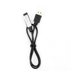 조광기 RGB LED 케이블 라이트 컨트롤러 2835 5050 3528 스트립 USB 미니 DC 3 키, 1개