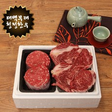 ♪앵콜상품♬♩ 혼합 산적 명절 태백한우 정육 선물세트 2호 등심1kg+불고기1kg (kRu♭*), 1개, ☞ 해당 상품 선택하기_aplus™