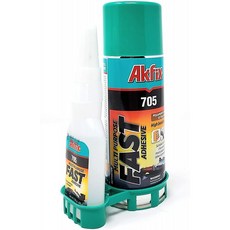Akix-GA060 705 Fast Adhesive CA Glue (1.76 oz) with Activator (6.76 Fl oz.) [Super Glue Adhesive, 1