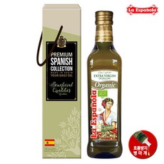 [에스파놀라]유기농 엑스트라버진 올리브유 500ml 1병 선물세트, 상세 설명 참조