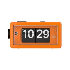 [TWEMCO] AL-30 트웸코 플립시계 (건전지포함) 알람시계 라이트기능 탁상시계, 오렌지