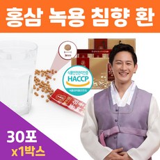 선물로좋은 국내산 6년근 홍삼 녹용 침향환 베트남 아닌 인도네시아산 침향 명절 고급 선물세트 30포, 1개