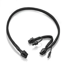 PCIe 전원 공급 케이블 Corsair RM1000 RM850 RM750 RM650 RM550 RM용 8 핀-듀얼 6 2 핀 1-2 스플리터, [01] 65cm, 1개