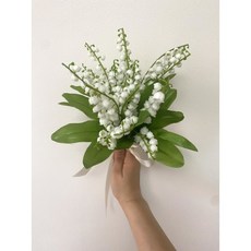 셀프웨딩 브라이덜샤워 야외촬영 조화부케, 1개