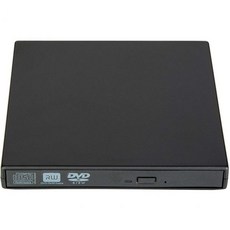 휴대용 USB 2.0 외장 cdrw DVD rw 조합 드라이브 리더라이터 슈퍼 모든 Windows 노트북에 적합 10에서 VLC 미디어 플레이어를 다운로드해야 함블랙 - usb미디어플레이어