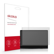 스코코 KT 플립북 13인치 항균 저반사 액정보호필름, 단품