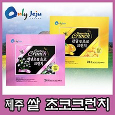 [선택]감귤쌀초코크런치 24개입 제주초코크런치 대형(24개입) 택1, 감귤쌀초코크런치 24개입