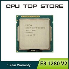 인텔 제온 E3 1280 V2 3.6GHz LGA 1155 CPU 프로세서, 한개옵션0