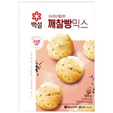 백설 깨찰빵 믹스, 500g, 3개