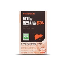 [뉴트리원]정우성 유기농 밀크씨슬 퓨어 6박스/6개월분, 1세트